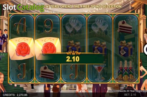 Οθόνη3. Casino Rewards 20 Year Celebration Κουλοχέρης 