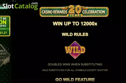 Οθόνη6. Casino Rewards 20 Year Celebration Κουλοχέρης 