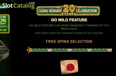 Οθόνη7. Casino Rewards 20 Year Celebration Κουλοχέρης 