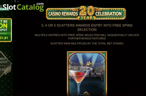 Οθόνη8. Casino Rewards 20 Year Celebration Κουλοχέρης 
