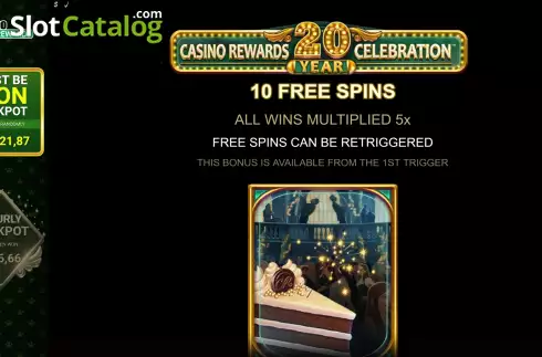 Οθόνη9. Casino Rewards 20 Year Celebration Κουλοχέρης 