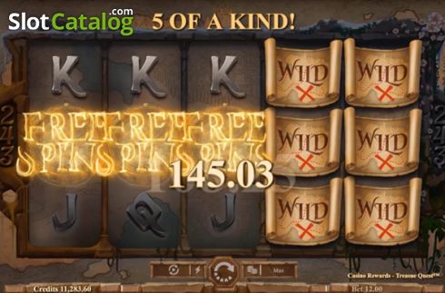 Οθόνη4. Casino Rewards Treasure Quest Κουλοχέρης