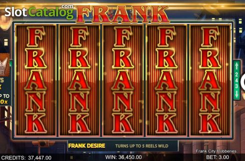 Οθόνη5. Frank City Robberies Κουλοχέρης 