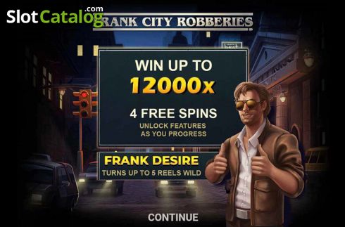 Οθόνη2. Frank City Robberies Κουλοχέρης 