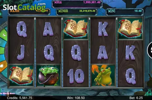 Οθόνη2. Mega Moolah The Witch's Moon Κουλοχέρης
