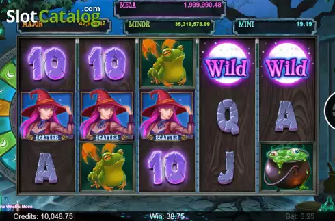 Οθόνη4. Mega Moolah The Witch's Moon Κουλοχέρης