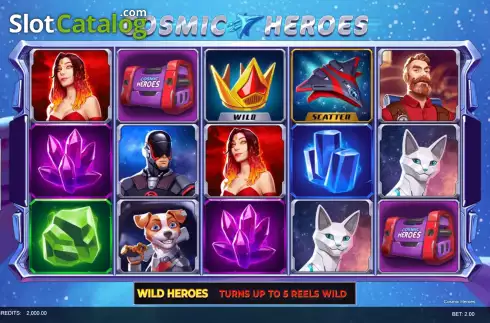 Οθόνη2. Cosmic Heroes Κουλοχέρης
