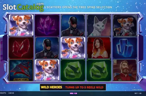 Οθόνη3. Cosmic Heroes Κουλοχέρης