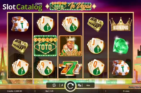 Οθόνη2. Koning Toto in Vegas Κουλοχέρης