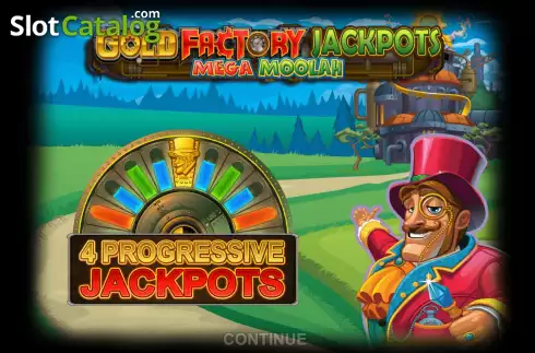 Οθόνη2. Gold Factory Jackpots Mega Moolah Κουλοχέρης