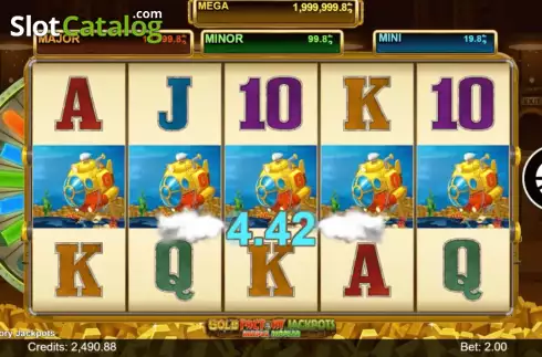 Οθόνη7. Gold Factory Jackpots Mega Moolah Κουλοχέρης