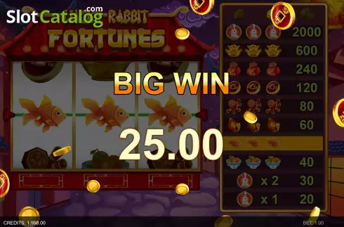 Οθόνη4. Lucky Rabbit Fortunes Κουλοχέρης