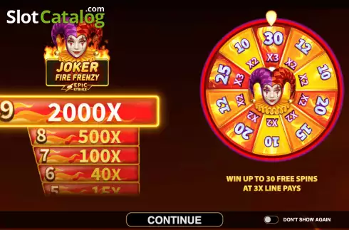 Οθόνη2. Joker Fire Frenzy Κουλοχέρης
