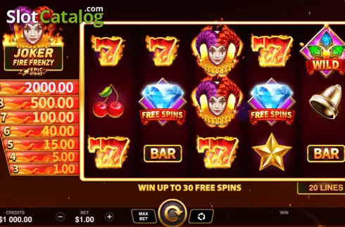 Οθόνη3. Joker Fire Frenzy Κουλοχέρης
