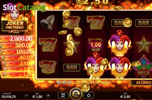 Οθόνη4. Joker Fire Frenzy Κουλοχέρης