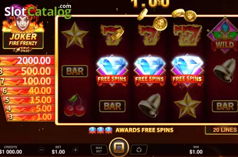 Οθόνη6. Joker Fire Frenzy Κουλοχέρης