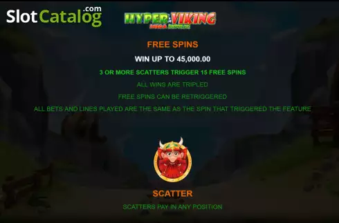 Οθόνη6. Hyper Viking Mega Moolah Κουλοχέρης
