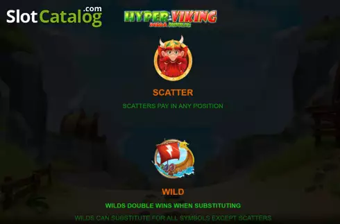 Οθόνη7. Hyper Viking Mega Moolah Κουλοχέρης