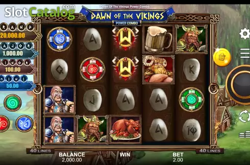 Οθόνη2. Dawn of the Vikings Power Combo Κουλοχέρης