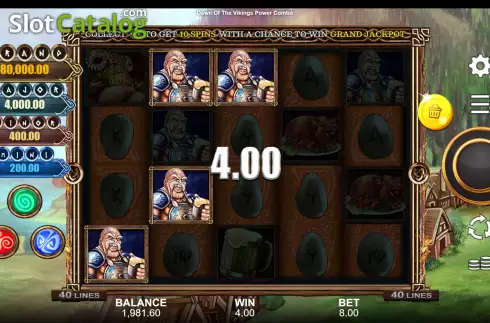 Οθόνη3. Dawn of the Vikings Power Combo Κουλοχέρης