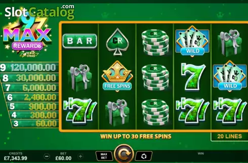Οθόνη2. 9 Max Rewards Κουλοχέρης 