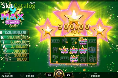 Οθόνη3. 9 Max Rewards Κουλοχέρης 
