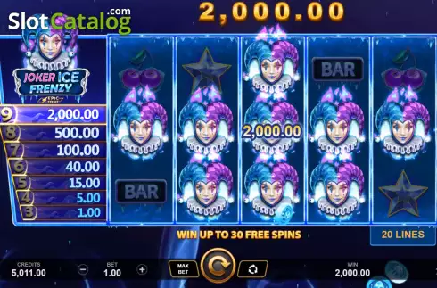 Οθόνη2. Joker Ice Frenzy Epic Strike Κουλοχέρης