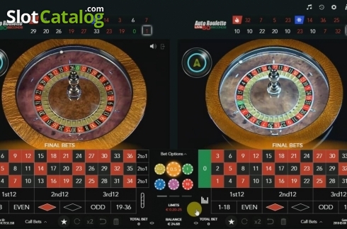 Οθόνη2. Duo Live Auto Roulette Κουλοχέρης