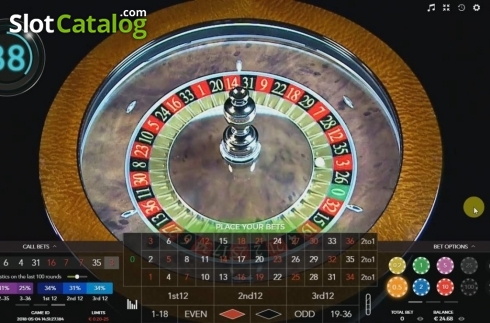 Οθόνη2. Auto Roulette Live 60 Seconds Κουλοχέρης