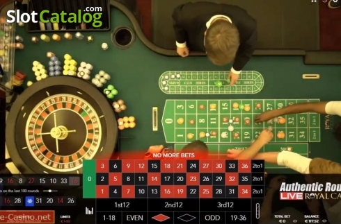 Οθόνη2. Royal Casino Authentic Roulette Live Κουλοχέρης