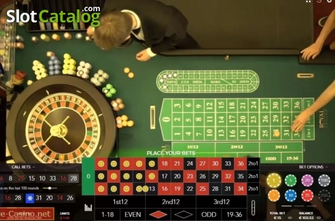 Οθόνη3. Royal Casino Authentic Roulette Live Κουλοχέρης