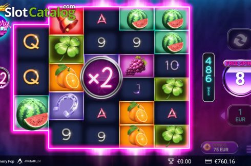 Οθόνη6. CherryPop Κουλοχέρης 