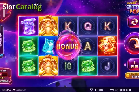 Οθόνη3. CritterPop Κουλοχέρης 