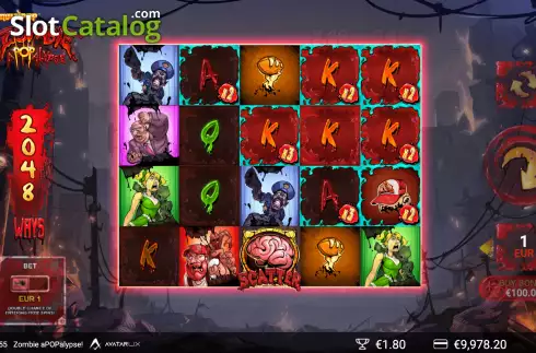 Οθόνη4. Zombie aPOPalypse MultiPop Κουλοχέρης 