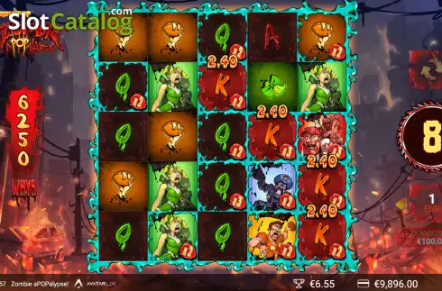 Οθόνη7. Zombie aPOPalypse MultiPop Κουλοχέρης 