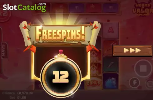 Οθόνη8. Worms of Valor Κουλοχέρης 