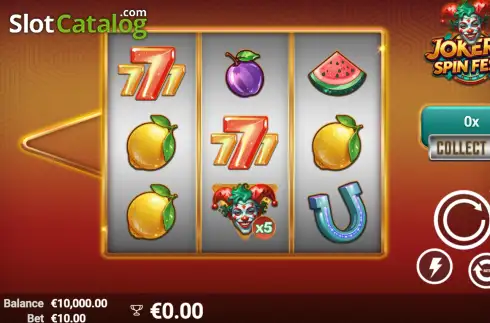 Οθόνη2. Joker’s Spin Fest Κουλοχέρης 