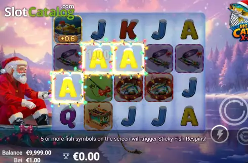 Οθόνη3. Big Catch Xmas Κουλοχέρης 