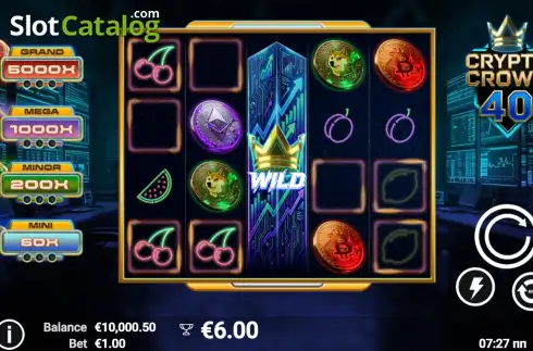 Οθόνη3. Crypto Crown 40 Κουλοχέρης 