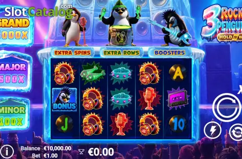 Οθόνη2. 3 Rockin' Penguins Κουλοχέρης 