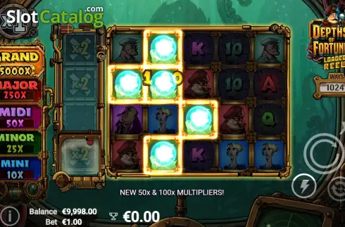 Οθόνη3. Depths of Fortune 2 Κουλοχέρης 
