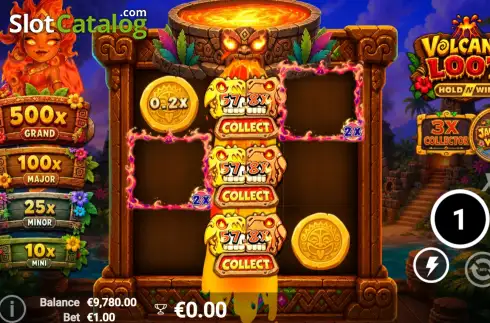 Οθόνη3. Volcanic Loot Κουλοχέρης 