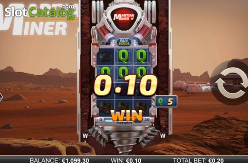 Οθόνη4. Martian Miner Infinity Reels Κουλοχέρης