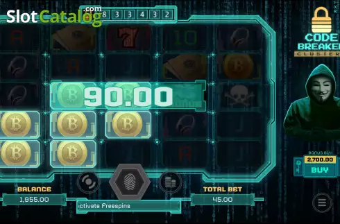 Οθόνη4. Code Breaker Clusters Κουλοχέρης 