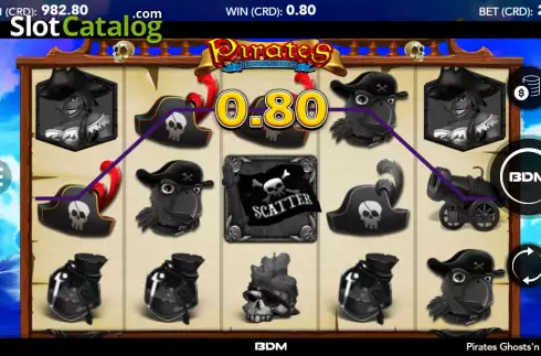 Οθόνη3. Pirates Ghosts'n Skulls Κουλοχέρης