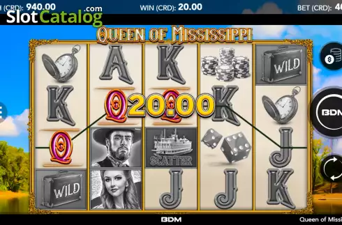 Οθόνη3. Queen of Mississippi Κουλοχέρης
