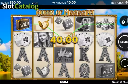 Οθόνη4. Queen of Mississippi Κουλοχέρης
