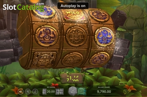 Οθόνη3. Aztec Adventure Κουλοχέρης