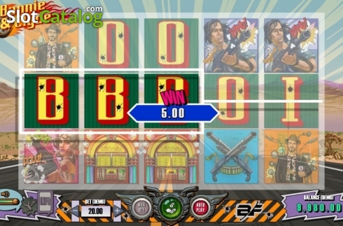 Οθόνη3. Bonnie & Clyde (BF games) Κουλοχέρης