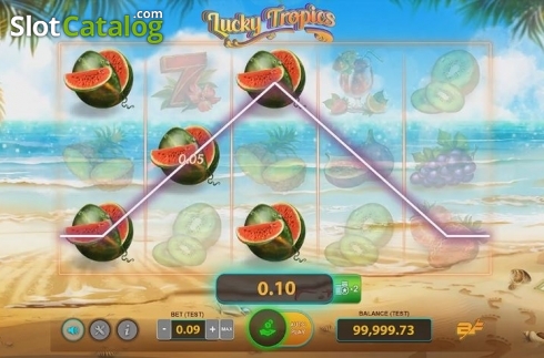 Οθόνη3. Lucky Tropics Κουλοχέρης 